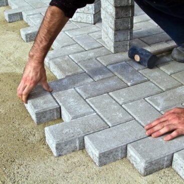 8x4 Grey Paver Tile 001