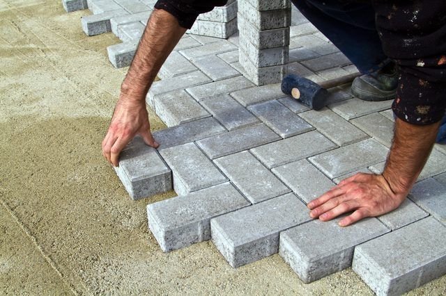 8x4 Grey Paver Tile 001