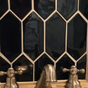 Long Hexagon Ceramic Mosaic Tiles 001 - Image 1