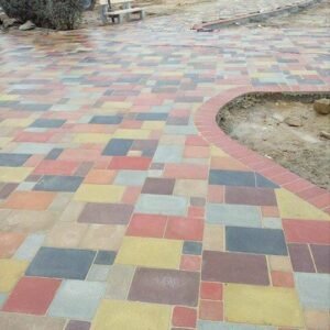 Random Shapes Concrete Outdoor Floor Otti Tiles 001 - Image 1