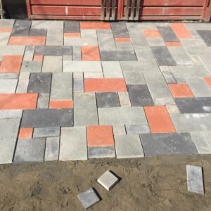 Multi Colors Random Shapes Ramp Outdoor Concrete Floor Otti Tiles 001 - Image 1