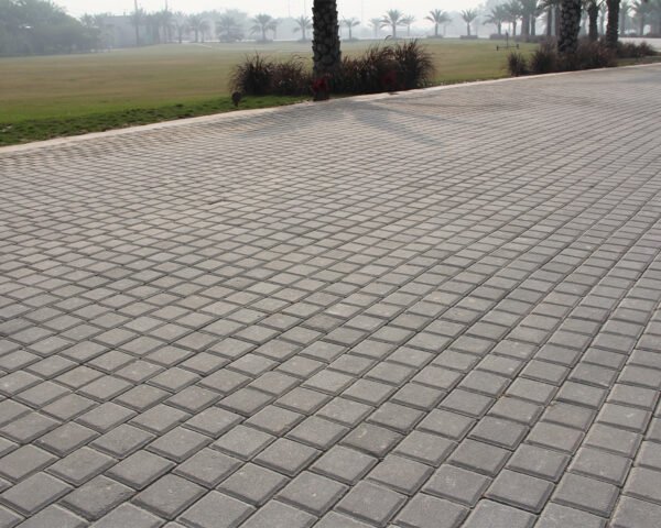 Outdoor Floor Grey Color 4x4 inch Design Square Paver Tiles in Lahore Pakistan