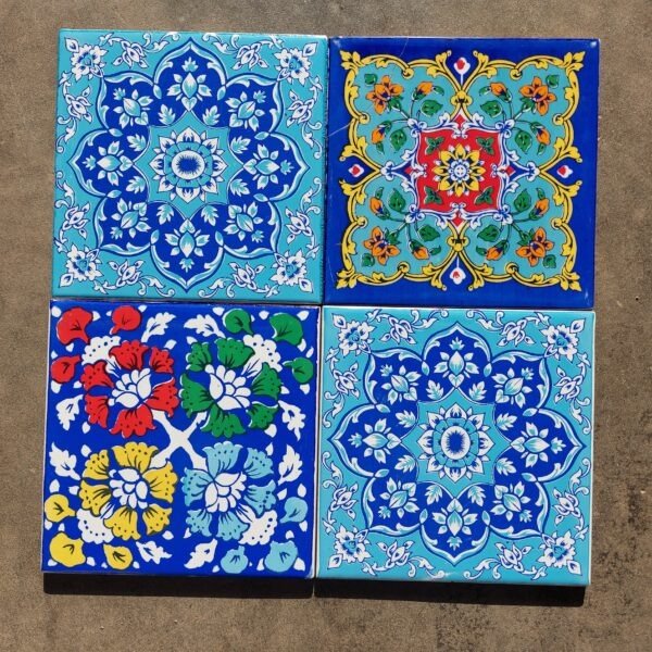 Outdoor use plain multani tiles designs in pakistan