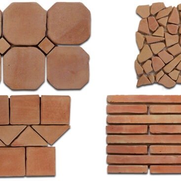 Pak Clay Industry Natural Terracotta Mixed Shape Mosaic Tiles in Pakistan