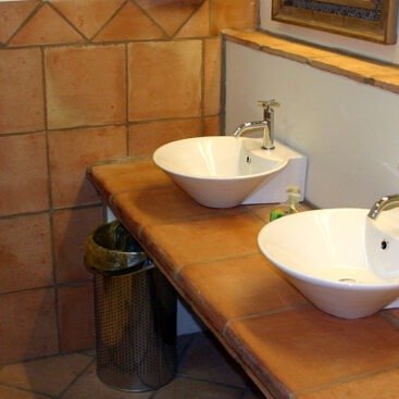 12x12 inch terracotta tiles