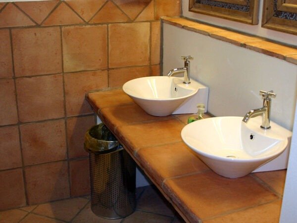 12x12 inch terracotta tiles