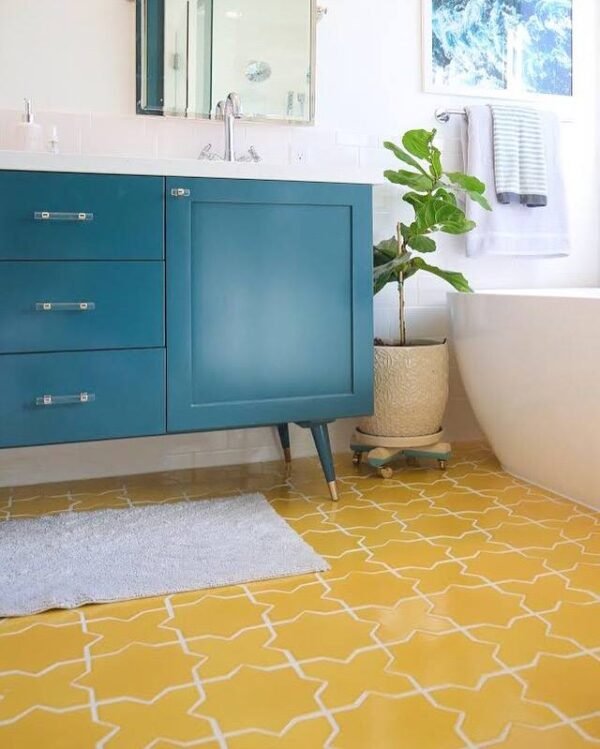 yellow glazed color star and cross porcelain mosaic bathroom floor tiles star and cross porcelain mosaic tiles